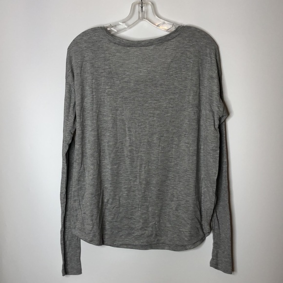 NWOT Bella Canvas Womens Gray Long Sleeve Tee T-Shirt L LARGE - Picture 7 of 8